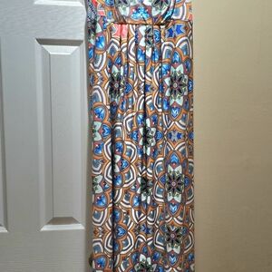 Colorful Geometric Patterned Skirt